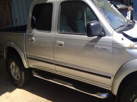 2002 TOYOTA TACOMA, SILVER, SR5 MODEL, CREW CAB, 3.4L, AT, 2WD, Z26351